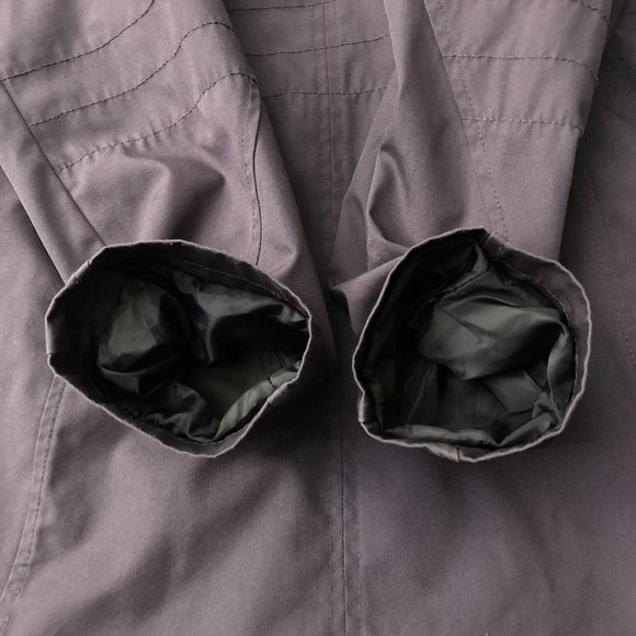 Sears Classic Purple All-Weather Hooded Parka Jacket Large - Picture 10 of 13